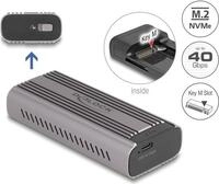 Delock - Speichergeh&auml;use - M.2 - M.2 NVMe Card / PCIe (NVMe) - USB-C - Grau (42029)