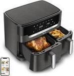 Tefal Doppel-Hei&szlig;luft-Fritteuse, rechteckig, Display, Touch-Funktion, 11 l