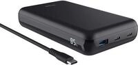 Trust Laro - Powerbank - 20000 mAh - 100 Watt - 5 A - QC 3,0, Power Delivery 3,0 +