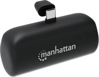 Manhattan 102636, Manhattan Powerbank 5000 mAh mit integriertem USB-C-Stecker 10W zur