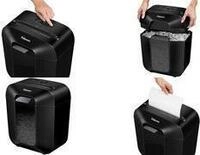Fellowes Powershred LX25 Aktenvernichter mit Partikelschnitt P-4, 4 x 37 mm, bis 6