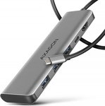 AXAGON HMC-5H USB-C 3.2 Gen 1 hub 3x USB-A 4K HDMI PD 100W - Silber (HMC-5H)
