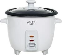 Adler AD 6418 Reiskocher Schwarz, Edelstahl 1000 W (AD 6418)