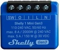 SHELLY 1 Mini Gen3 2-Pack WLAN Smart Relay (FG3800235261583)