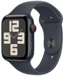 Apple Watch SE GPS + Cellular 44mm Midnight Aluminium Case mit Midnight Sport Band -