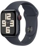 Apple Watch SE GPS + Cellular 40mm Midnight Aluminium Case mit Midnight Sport Band -