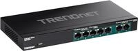 TRENDnet TPE TG327 - Switch - unmanaged - 5 x 10/100/1000 (PoE+) + 2 x