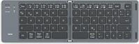 Hama Bluetooth&reg;-Mini-Tastatur Travel 450, faltbar, kabellos, Schw., QWERTZ DE