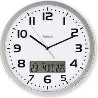 Hama DCF-Funkwanduhr Moorea mit Datums- und Temperaturanzeige O 30 cm (00185878) Hama DCF-Funkwanduhr Moorea mit Datums- und Temperaturanzeige O 30 cm (00185878)