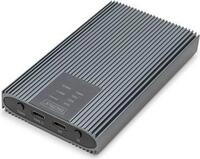 DIGITUS - Speichergeh&auml;use - 20 Gbps, Klonfunktion, Aluminium, werkzeuglos - M.2 -