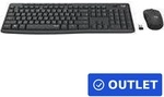 Logitech MK295 Silent - Tastatur-und-Maus-Set - kabellos - 2.4 GHz -...