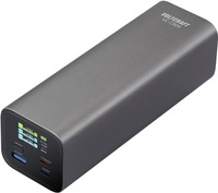 VOLTCRAFT VC-C909 Powerbank 27000 mAh USB PD 3.1 Li-Ion Schwarz-Silber Statusanzeige