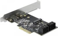 DeLOCK - Speicher-Controller - SATA 6Gb/s Low-Profile - 6 Gbit/s - PCIe 3.0 x4