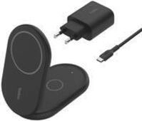 Belkin BoostCharge 2-in-1 - Kabelloses Ladeger&auml;t - magnetisch, faltbar, mit Qi2 +
