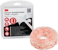 3M Dual Lock Druckverschluss SJ354B, 25 mm x 2,5 m, schwarz flexibler