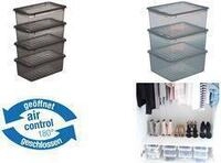keeeper Aufbewahrungsboxen-Set bea, 3x 18 L, crystal-grey PP, Deckel mit