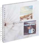 Hama 00007247, Hama Spiral-Album Relax, 28 x 24 cm, 50 wei&szlig;e Seiten, Breathe