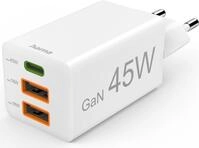 Hama - Netzteil - USB-C, GaN, Power Delivery - Wechselstrom 100-240 V - 45 Watt -