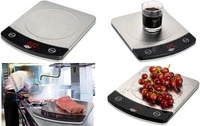 WEDO Elektronische Universalwaage Profi Steel Tragkraft: 10 kg, Farbe: