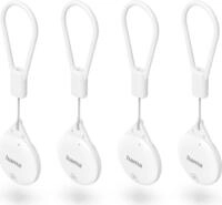 Hama Schl&uuml;sselfinder Item Finder Bluetooth f&uuml;r Apple Find My wei&szlig; 4er Pack