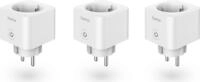 Hama Smarte WLAN-Steckdose, Matter, 3.680W, Sprach-/Appgesteuert, 3er-Pack (00176658)