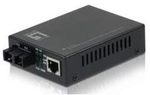 LevelOne FVT-2401 - Medienkonverter - RJ-45 / SC-Einzelmodus - bis zu 40 km - 1310 nm