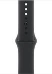 Apple - Armband f&uuml;r Smartwatch - 46mm - Gr&ouml;&szlig;e S/M - Schwarz (MXM23ZM/A)