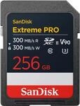SanDisk Extreme Pro - Flash-Speicherkarte - 256GB - Video Class V90 / UHS-II U3 /