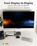 Goobay HDMI-Umschaltbox 4 auf 1 mit Audio-Ausgang (58490)