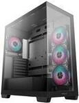 Deepcool CG580 4F Midi-Tower Schwarz ATX mit 2x Tempered Glass und 4 ARGB-L&uuml;ftern