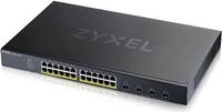 Zyxel 28-Port Smart Managed PoE+ Switch, 24x GbE PoE+ RJ45, 4x 10G SFP+, 375Watt
