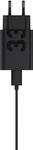 Motorola PG38C06448, Motorola TurboPower Wall Charger 33W USB-C, 1m C-C cable, Black
