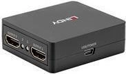 Lindy Compact 2 port HDMI 18G splitter - Video-/Audio-Splitter - 2 x HDMI - Desktop