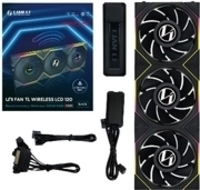 Lian Li UNI FAN TL Wireless LCD L&uuml;fter ARGB PWM 3er-Pack inkl. Controller - Reverse