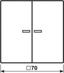 Jung HOME Taster 2fach BTLS17102SWM 1 (BTLS17102SWM)