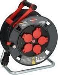 Brennenstuhl 9232250100 Kabeltrommel 25 m Schwarz Schutzkontakt-Stecker (9232250100)
