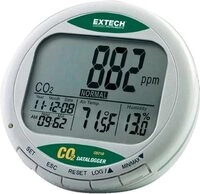 EXTECH CO210 Luftqualit&auml;ts-Messger&auml;t mit Datenlogger, Anzeige von Kohlendioxid,