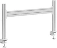 InLine Slatwall Tischhalterung - Panel Aluminium 1m inkl. 2 St&uuml;tzen 0,43m (23181E)