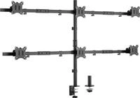 InLine Tischhalterung f&uuml;r 6x LCD-/LED-Display bis 81cm 32 max. 7kg (23108I)