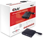 CLUB3D USB 3.0 Type-C to VGA + USB Mini Dock - Kabel - USB 3.1 (3.1 Gen 2) Type-? -