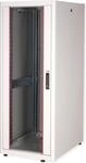 Roline Basic - Schrank Netzwerkschrank - glass door, 600x800 WxD - RAL 7035, Hellgrau
