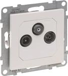 Legrand SEANO Einzeldose TV-R-SAT 765167 f.HD-TV in der Farbausf&uuml;hrung Ultrawei&szlig; 5