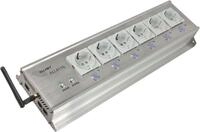 ALLNET MSR IO Zentrale Schaltsteckdosenleiste 6-fach inkl. Messger&auml;t f&uuml;r Desktop &