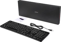 Perixx PERIBOARD-317 R DE B Kabelgebunden Tastatur Deutsch, QWERTZ Schwarz Beleuchtet