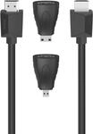 Hama 00200705. Kabell&auml;nge: 1,5 m, Anschluss 1: HDMI Typ A (Standard), Steckverbinder