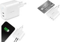 LogiLink USB-Steckdosenadapter, 2x USB-C PD, wei&szlig;, 40 Watt ausgestattet mit Power