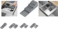 metaltex Messer-Organizer Blade-Fit, aus PP, grau 3 Ebenen, die individuell