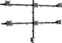 Equip 17-32 Schwenkbare 6-Monitor-Schreibtischhalterung - Klemme/Durchf&uuml;hrung - 42