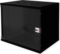 ROLINE 19 Zoll Wandgeh&auml;use Basic 9 HE 540x400 BxT Bausatz schwarz - Wandgeh&auml;use