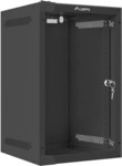 Lanberg Rack Wandschrank 25,40cm (10) 9U/280X310 Glast&uuml;r schwarz (WF10-2309-10B)
